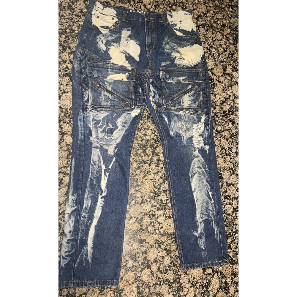 Rogue go 90s Vintage‎ Size 36x33 Fashion Jeans Distressed